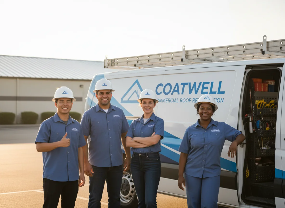 Commercial roof coating company in Ogdensburg, WI